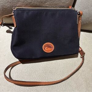 Dooney & Bourke Black and Brown Crossbody Bag